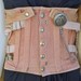 Steampunk Corset // Lock & Chains // Upcycled Vintage Corset // OOAK // NO Shipping Charges