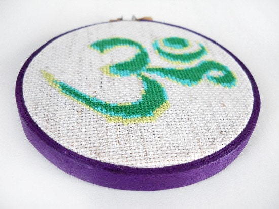 Om Symbol Cross Stitch