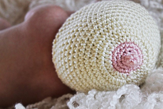 Beanie Cap beanie  Breastfeeding Baby hat   Awareness Cancer  pattern Boob  Breast breastfeeding   Hat