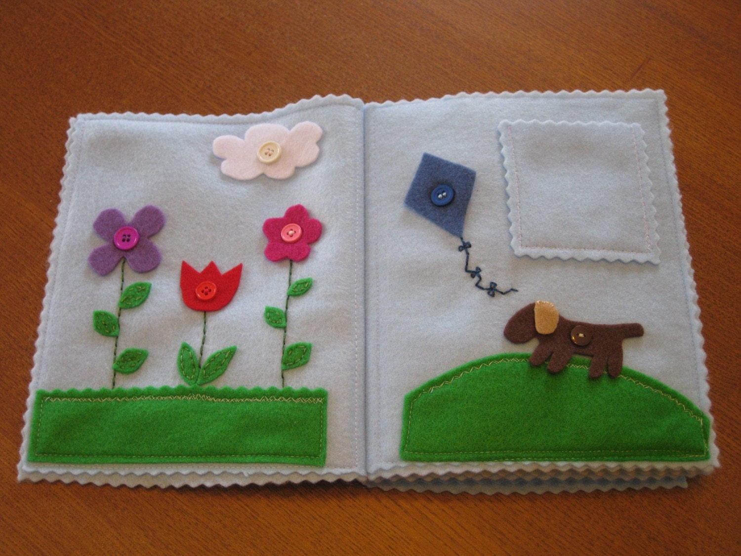 LAST IN INVENTORY - Four Seasons Felt Activity Quiet Book - Perfect for a Christmas gift, trips, or new quiet toy