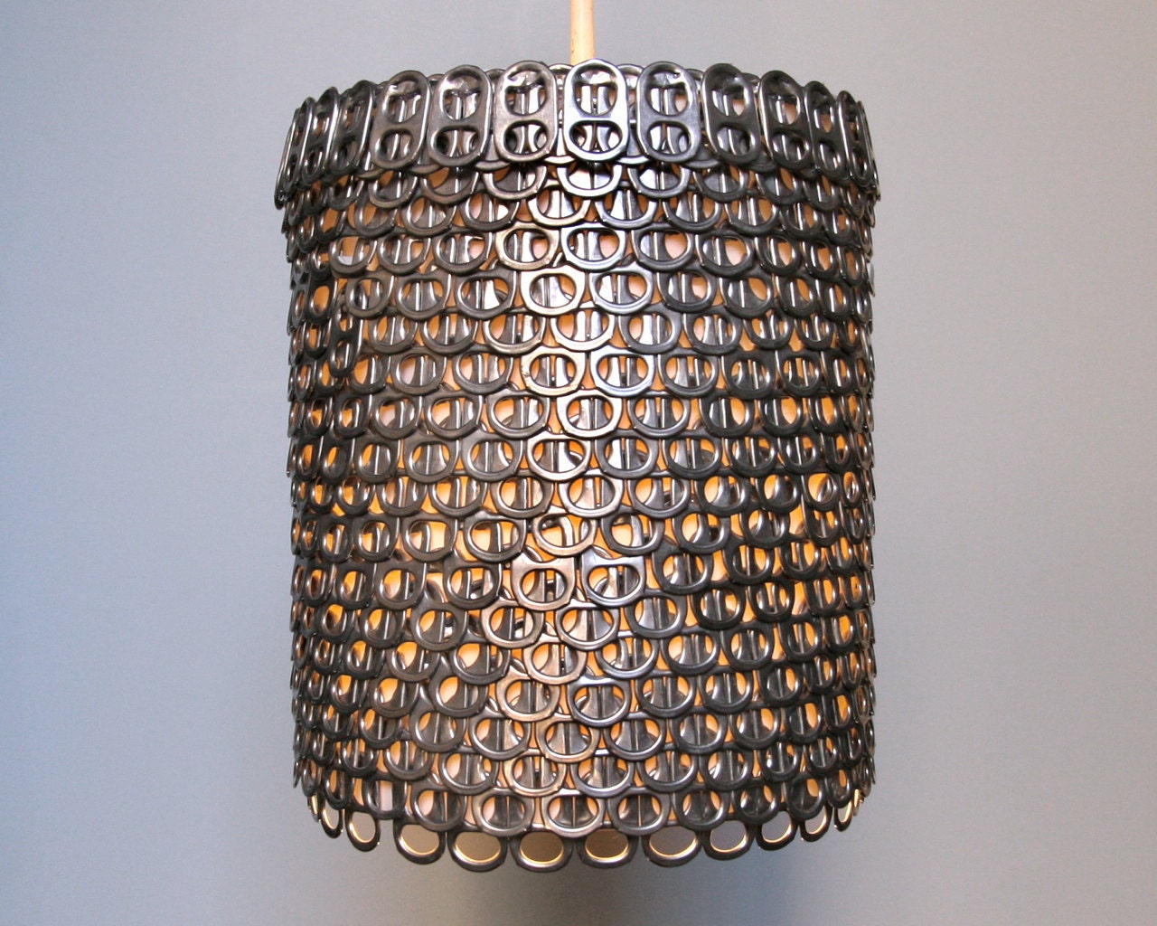 Soda Can Tab Pendant Light - Small Eco-Friendly Drum Shade ONLY