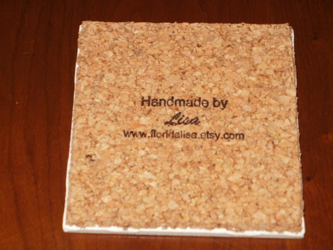 Scrabble Board Tile Coasters...Set of 4...Vintage Background...Full Cork Bottom...For Drinks or Candles