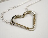 Hammered Heart - Necklace