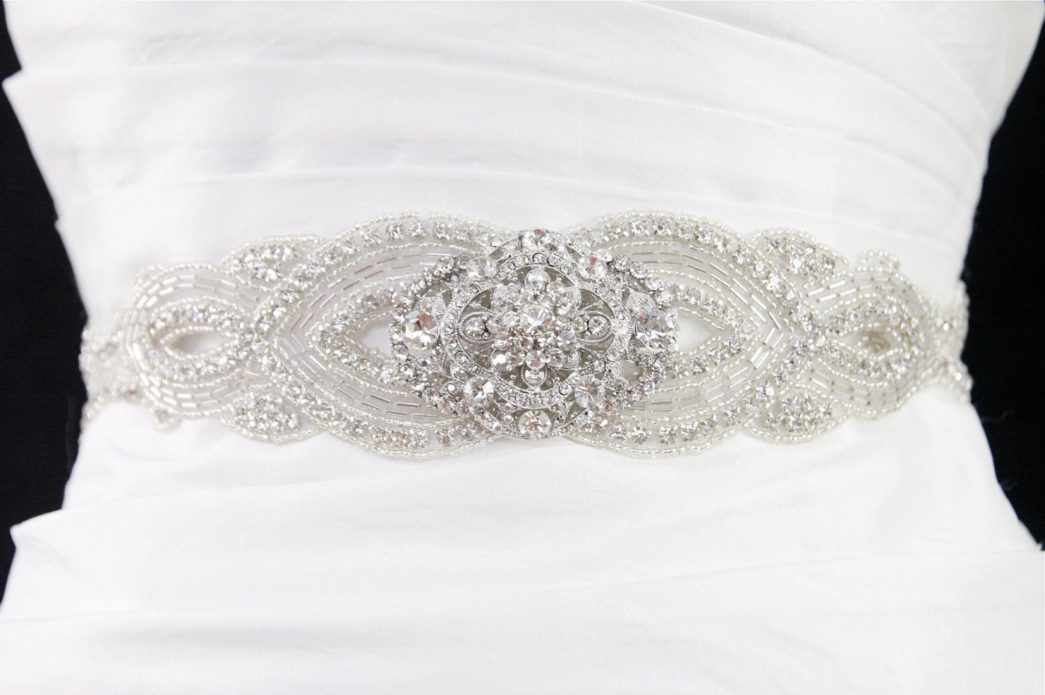 Crystal Sash Belt