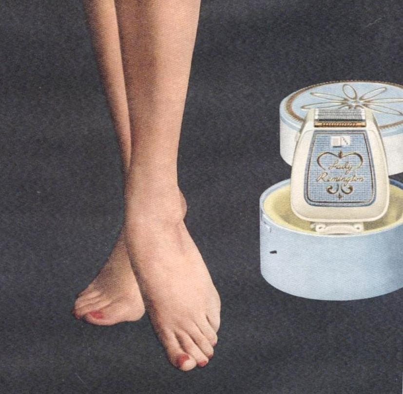 1962 Print Ad Lady Remington Electric Shaver Retro Mad Men Era