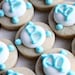 Monogram Cookie Nibbles - 5 Dozen Miniature Vanilla Sugar Cookies
