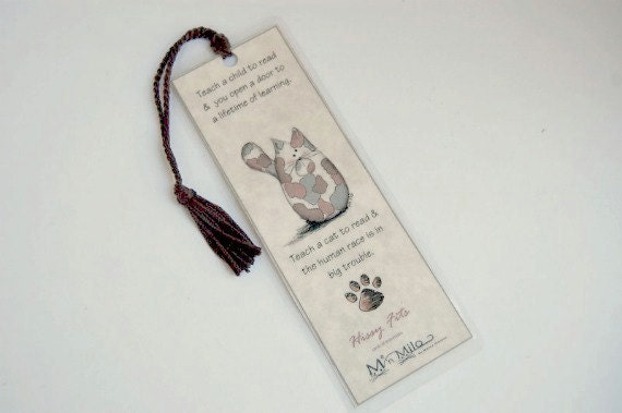 Cat Bookmark-A Calico Cat named Tess