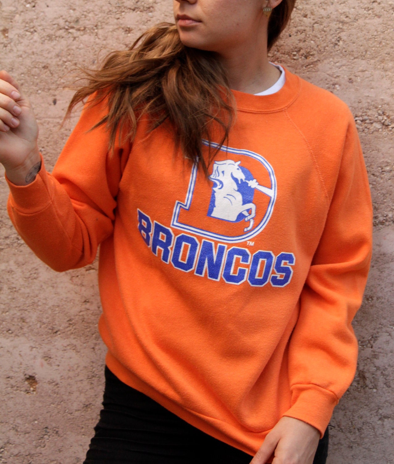 Denver Broncos Vintage Sweatshirt 80s 90s Soft Cozy By Ziavintage 1911