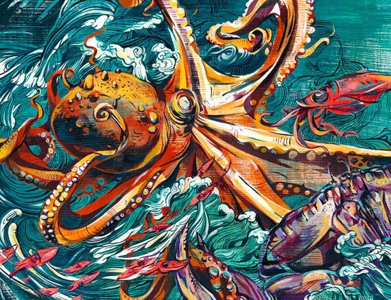 Octopus vs. Crab