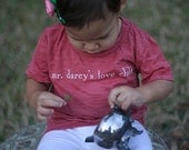 Mr. Darcy's Love Child 2T or 4T Pink Burnout T Shirt