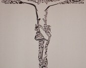Original Arabic Calligraphy Print- Jesus