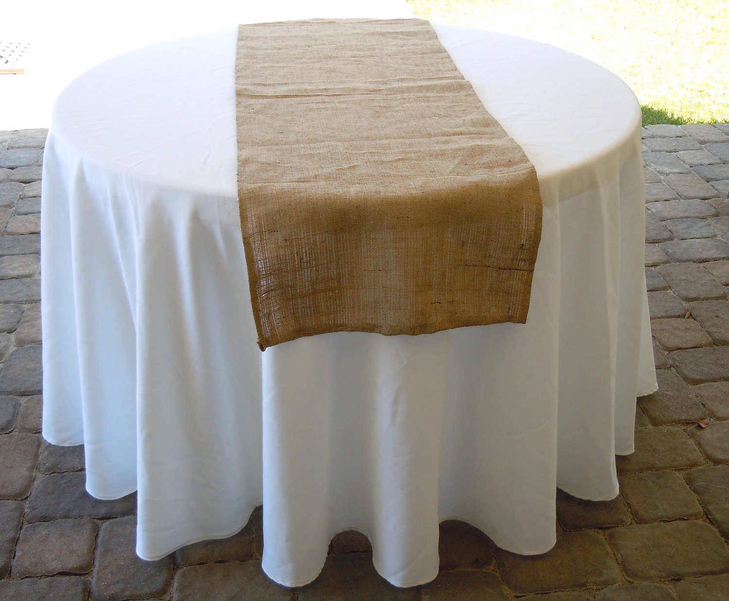 Orders 72 Table Wedding  Size table Large and Burlap Custom  runner table Available, round for Runner,