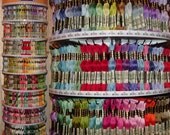 DMC Floss 50 Skeins Brand New Embroidery Thread Needlecraft Floss Bulk Discount, Craft Supplies YacketUSA