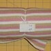 Supplies, Fabric, Cotton Poly Knit, Pink, White, Khaki, Stripe Fabric, Remnants, 1 Yard x 43", Knit Fabric