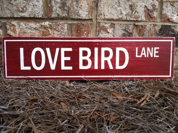 Custom Wooden Street Sign - Hand Painted and Distressed - 24"x5.25"
