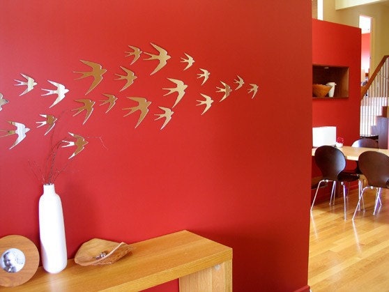 Mirror Wall Art Swallows, Butterflies or Dragonflies - Any 3 Sets of your choice