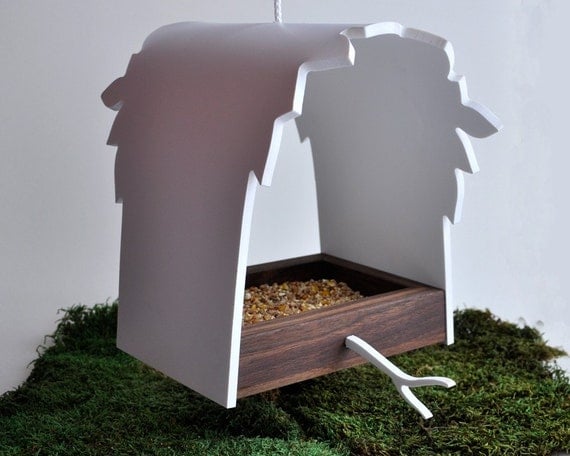 Modern  Handmade Birdfeeder - 'Canopy' series,