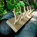 Wall Hooks, Modern Twig Coat Rack - 5-Peg TWIGGY series 'Straight and Narrow'