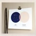 best friends sky maps / astrological print / all signs available / 8x10 custom color print