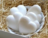 Heart Shaped Soaps in Porcelain Dish for Special Someone