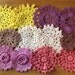 12 Hand Dyed Vintage Doilies