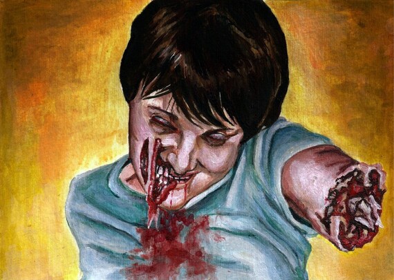 Custom Zombie Portrait 6x8"