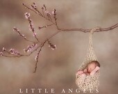 Teeny Tiny Triangles Newborn Stork Sack Crochet Pattern (518)