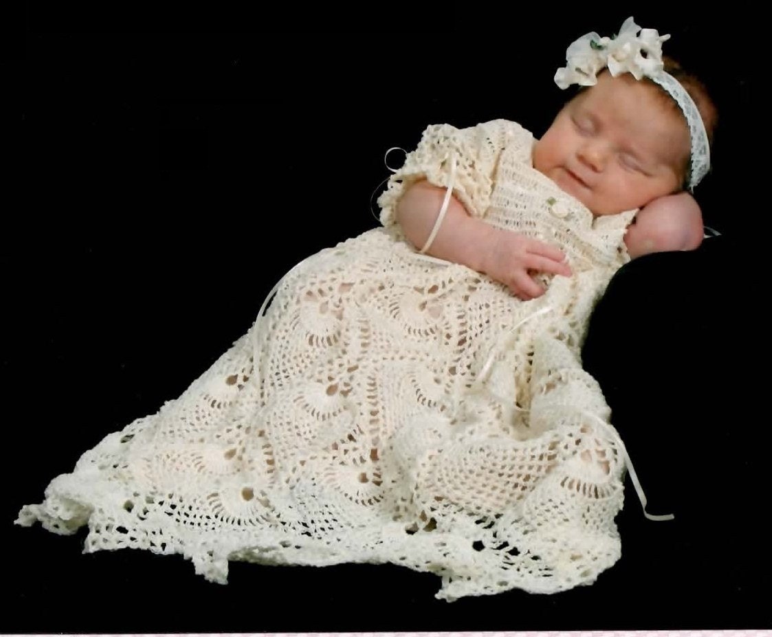Kaitlyn's Blessing Dress Thread Crochet Pattern (950)