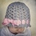 Little Miss Muffett Shells Hat Crochet Patterns (404)