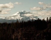 Mountain photography, mt adams, Washington, landscape photography, 12x12 metal print