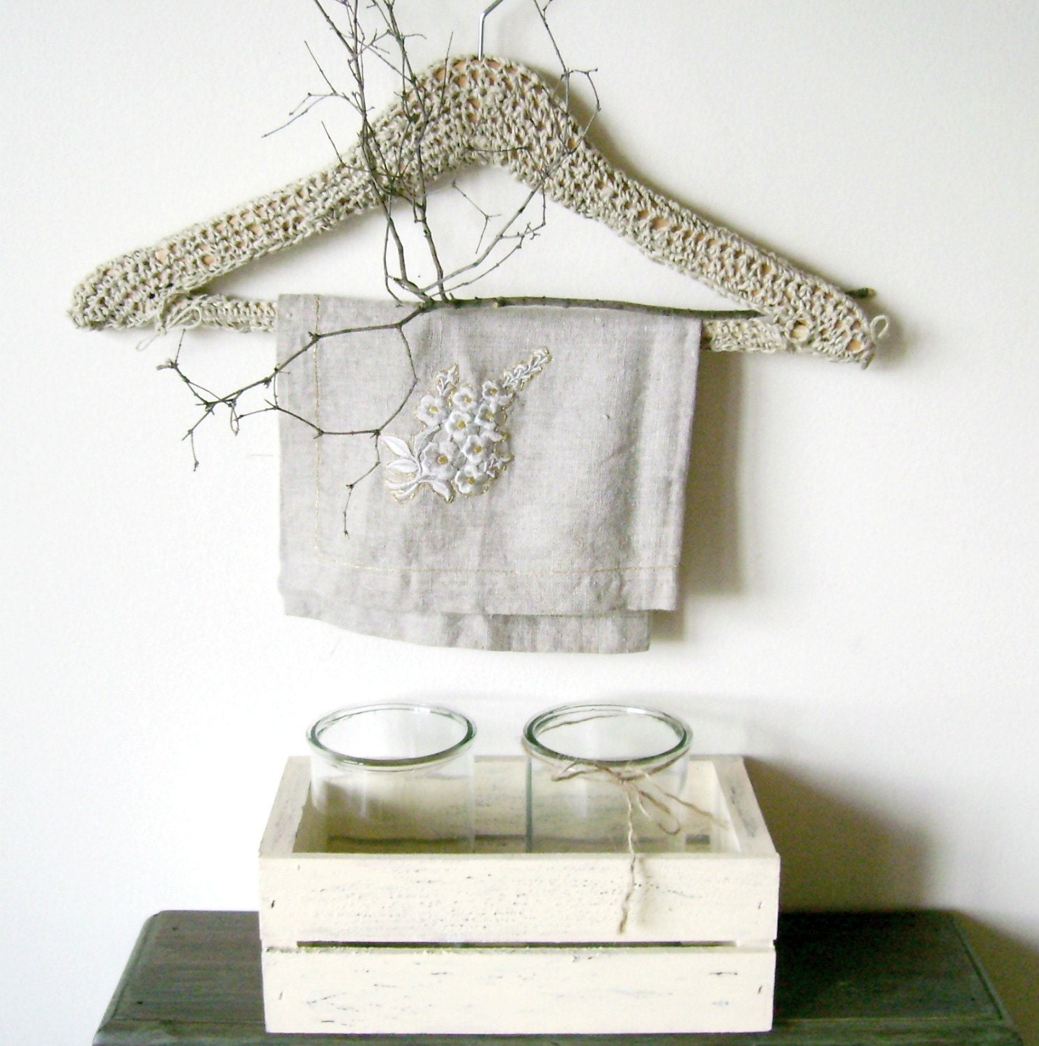 Keepsake Box, Treasure Anniversary Box, Vintage Style Holidays, Shabby Chic, Old fashioned, Rustic, Country