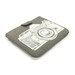 IPad case - White vintage camera print on grey denim for iPad 1 or iPad 2 & 3 with smart cover - Urban padded Ipad sleeve