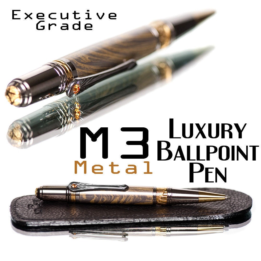 Items similar to M3 metal ballpoint pen Luxury ballpoint pen made with the highest quality