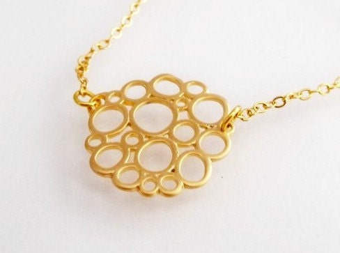 Bubbles Necklace - GOLD FILLED CHAIN