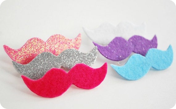 Mustache Shaped Beer Markers - Six Pack (Girl Party)