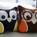owls - In The Hoop and  Applique machine embroidery designs INSTANT DOWNLOAD for  hoop 4x4, 5x7