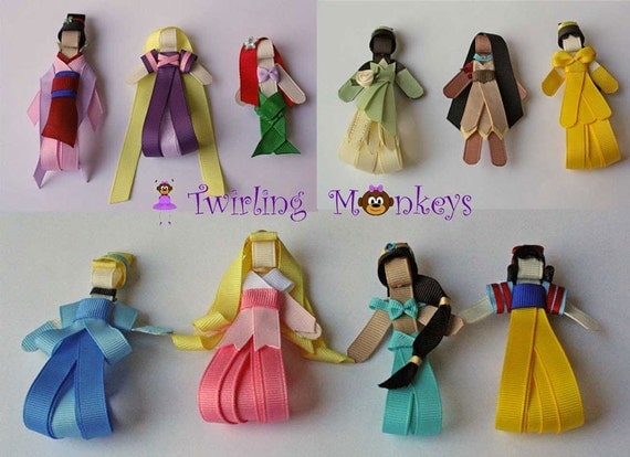 Set of 10 Princesses--Free Shipping Makes a Great Holiday Gift