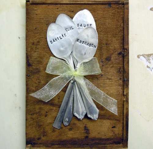 SALE - 8 Piece French Herb Garden Marker Set