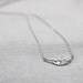 Dainty simple Feather Necklace - S2172-1
