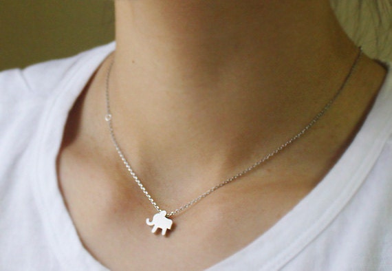Cute elephant Necklace - S2091-1