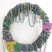 Mardi Gras on the Bayou Authentic Bead Wreath - SALE