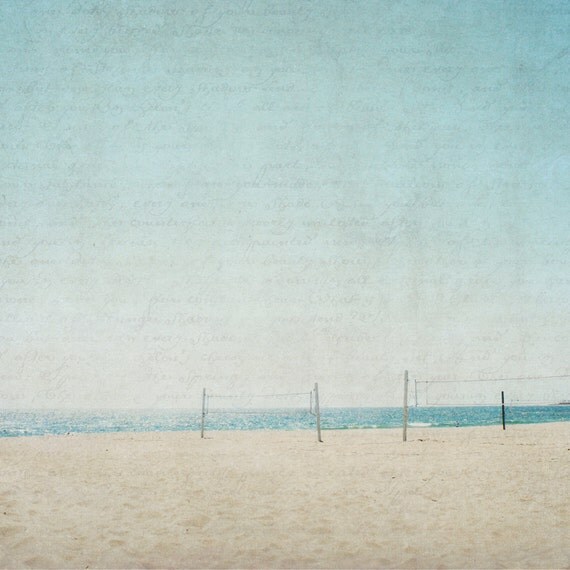 Teal Home Decor - aqua decor, palm trees, beach decor, california beaches, wall decor, summer photography - photo set of 4 - 5x5 Photographs