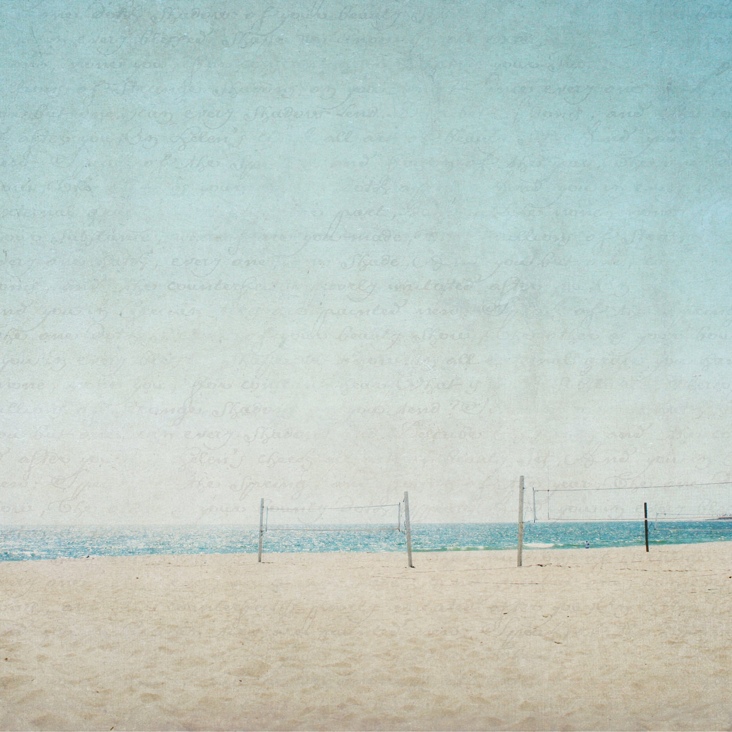 Teal Home Decor - aqua decor, palm trees, beach decor, california beaches, wall decor, summer photography - photo set of 4 - 5x5 Photographs