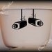 Toilet decal closed circuit security cameras