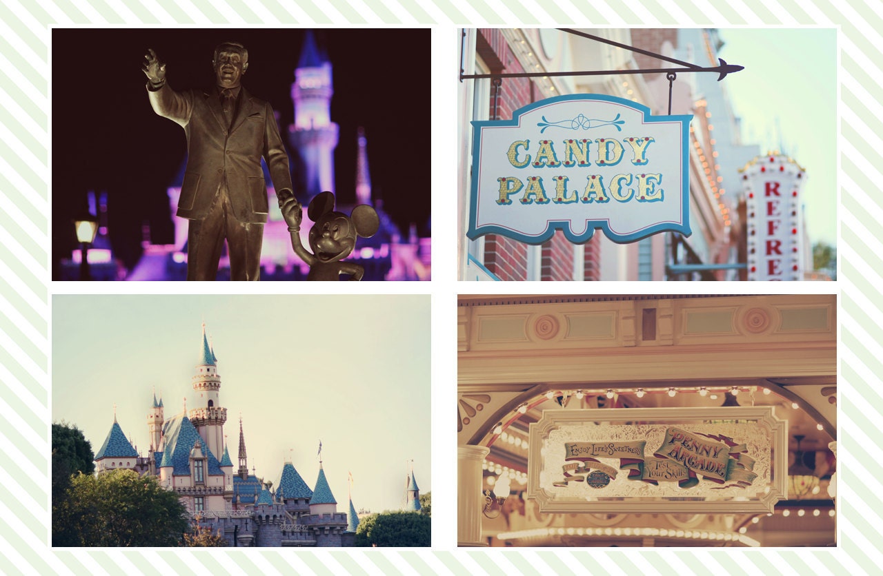 The Happiest Place on Earth - Four 4x6 prints Graduation Gift
