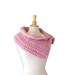 Pastel Pink Wool Blend Cowl, Winter Fashion Accessories