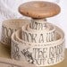 Alice in Wonderland Cotton Fabric Ribbon. Hand Printed 2m x 25mm /80"x 1"  Alice cotton tape. Alice gift wrap. for cushions bags etc. no15