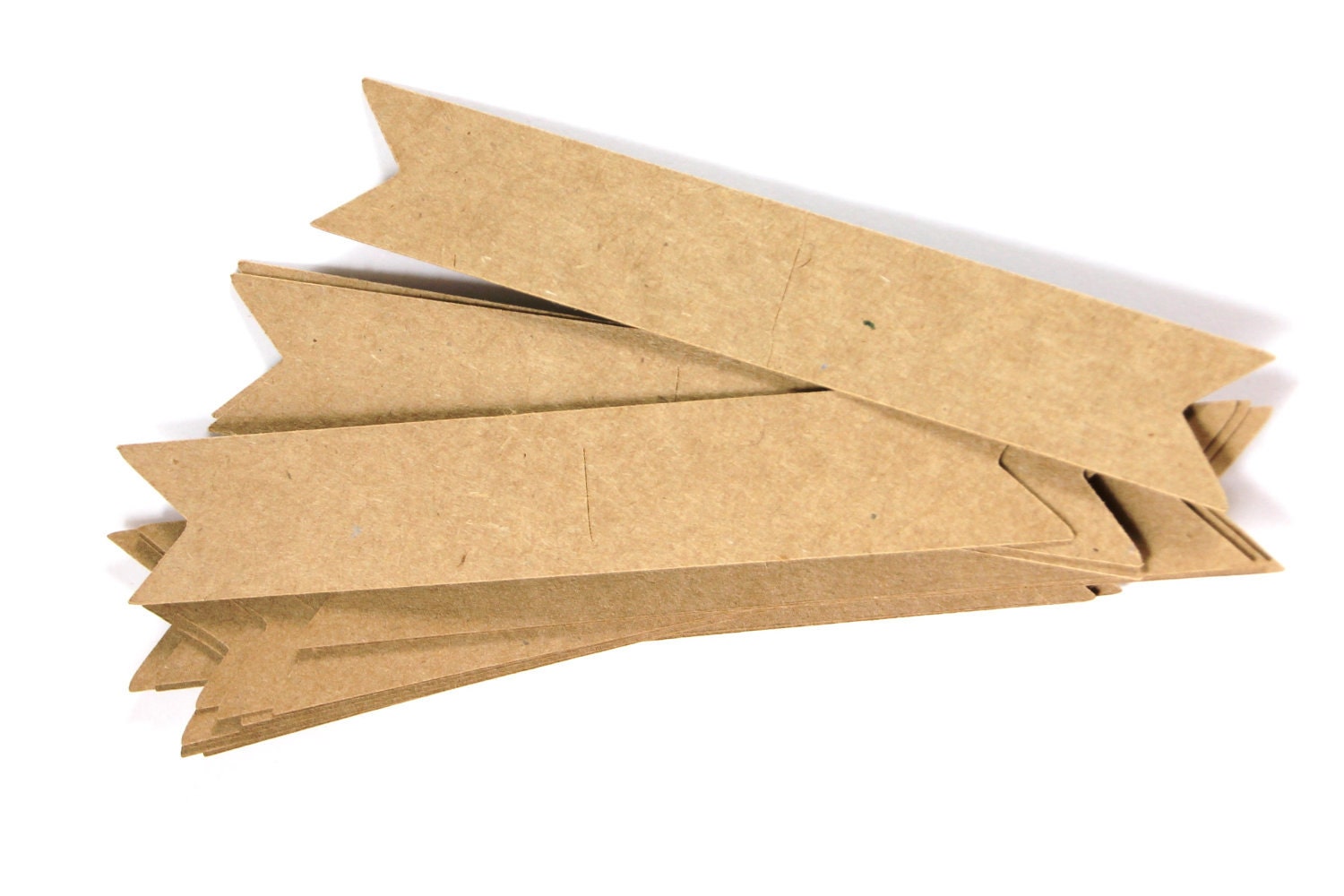 50 Die Cut Pennant Flags (2.25 x .75 inches) to use as Drink Stirrers, Cupcake Toppers, Banners, Scrapbooking, etc. - CHOOSE YOUR COLORS