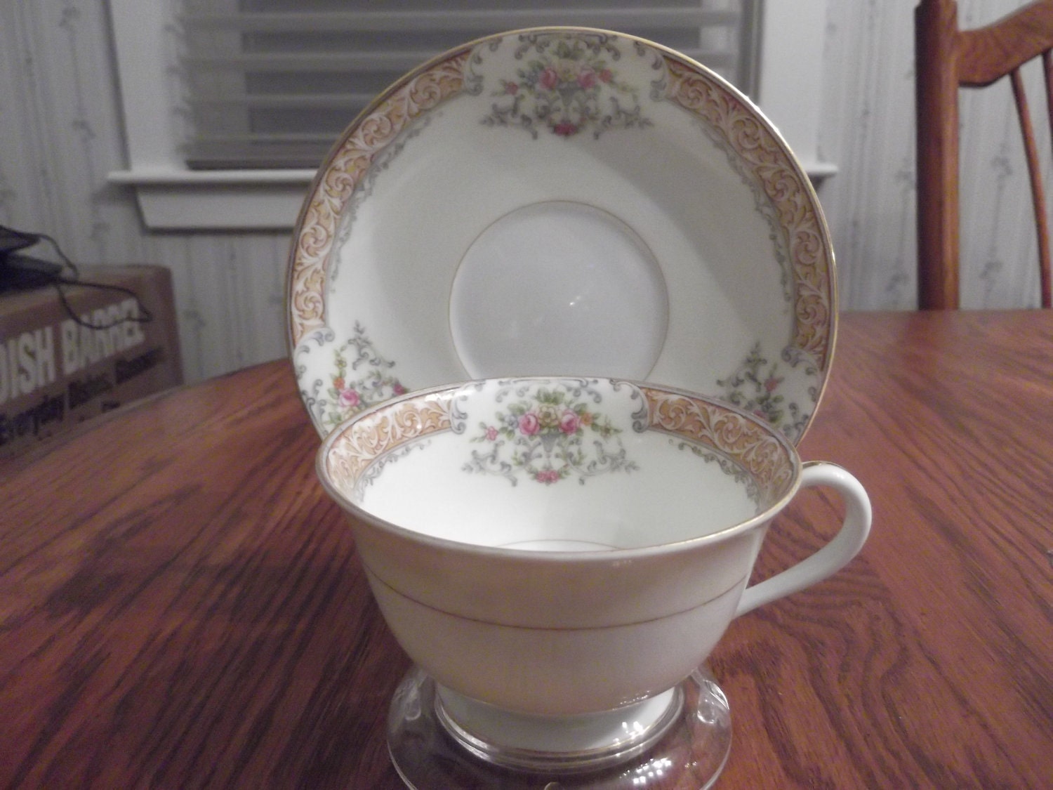 Noritake cup and saucer made in occupied Japan circa 1945-1952-  39