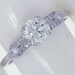 Platinum Art Deco Diamond 1.13cts (EGL cert H VS2) Engagement Ring, Circa 1920